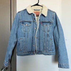 Levi’s Original Sherpa Trucker Jean Jacket | Size M